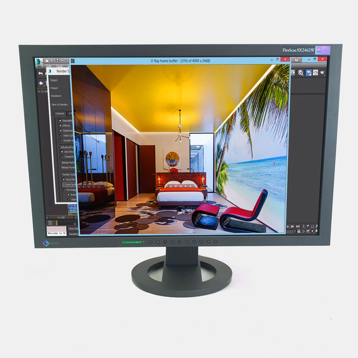 Màn hình EIZO FlexScan 24.1 Inch SX2462W chuyên đồ họa